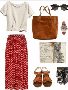 cauuute Paris Mode, Travel Outfit Summer, Printed Maxi Skirts, Looks Chic, Baby Outfits, 가을 패션, Jewelry Shopping, Purse Jewelry, Fashion Mode