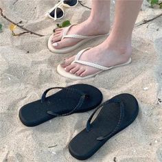 Spend your beach vacations, having fun, without concern about the right footwear for those sandy days. We have got you covered with The Veronica Twist Plain Beach Slippers. The slippers are simple, solid, durable, and trendy, and would look great with any kind of beachwear. Try them out today! FEATURES: Pattern: Plain Occasion: Beach Heel style: Flat Sole material: PVC Vamp material: PVC COMFORTABLE MATERIAL: The Premium Slides are made of high-density material. These are light, soft, breathable, and waterproof, and their excellent flexibility and durability make them perfect for everyday wear. The modern features and attractive characteristics will never go out of style even if worn for years. SUPER NON-SLIP SOLE: The super comfy footwear features a thickened sole with an anti-slip textur Lightweight Round Toe Flip Flops For Beach, Lightweight Flip Flops For Beach, Round Toe Beach Slippers For Beach Season, Round Toe Slippers For Beach Season, Comfortable Beach Slippers, Beach Vacation Flip Flops, Beach Footwear, Non-slip Beach Sandals, Casual Sand Flip Flops For Beach Season