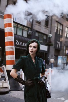 Dieselpunk Fashion, Style Année 20, Idda Van Munster, Cool Winter, Streets Of New York, 40s Fashion, Retro Mode, Next Clothes, 1940s Fashion