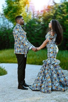 Thi is Ankara suit and ball gown, make all kinds of African matching set for couples event,be it wedding,anniversary or theme event,make you stand out as the center of attraction at your next event,feel free to let me know your ideas as well i can incorporate it, swipe left to choose the fabric of your choice, additionally if you have any color different from what is available i will show you more options till you find what you love please endeavor to provide your bust ,waist, and hips measureme Ankara Suit, Couples Dress, Couple Event, Outfits Suit, Ankara Outfits, Dress Ankara, Couple Dress, Dress African, Ankara Dress