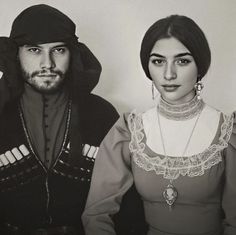 Georgian Clothing, Caucasus Mountains, Portrait Photo, Vintage Photos, Clothes