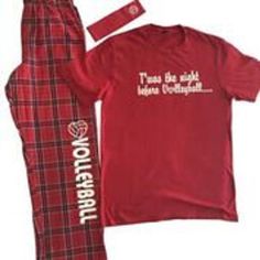 NOW ON SALE: Getting ready for the Holidays or your next tournament. Volleyball players will love this new set. Sooo cute. Makes a great gift. Plaid pants are Junior Women sizes with an approximate 32. inch inseam. The set comes with an over sized tee and of course with our signature headband. Comfy and Cozy. We have now added pants in an array of different plaids so you can pick your team colors. and all through the gymVisions of sets and kills, bumps and blocks danced in thier heads Youth Pant Cotton Sports Sets For Sports Season, Sporty Graphic Print Sets For Sports, Sporty Graphic Print Sports Sets, Womens Pajama, Volleyball Gifts, Twas The Night, Volleyball Players, Womens Pyjama Sets, Plaid Pants