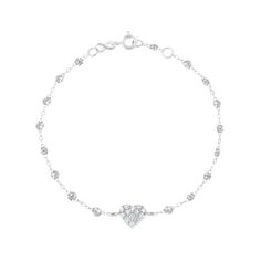 Gigi Clozeau - In Love Diamond Bracelet, Sparkle, White Gold, 6.7 Cute Bracelet, Pendant Set, Beach Bag, Heart Pendant, Ring Earrings, Diamond Bracelet, Anklets, Necklaces Bracelets, In Love