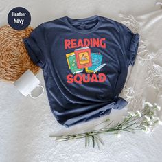 Reading Team Shirt, Book Lovers Shirt, Book Club's Shirt, Students Book Shirt, Reading Squad Shirt Library Shirt, Book Club Shirt, Book Nerd Shirts, Nerd Shirt, Bookworm Shirt, Reading Club, Book Shirt, Librarian Shirt, Reading Shirts