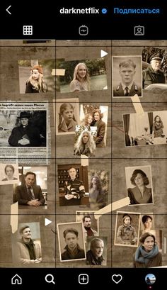 an old photo collage with many different people on it's sides and the words darknetfix in russian above them