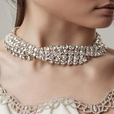 Twisted Collar Statement Necklace Choker Jewelry – Glam Duchess Body Necklace Chain, Twist Necklace, Shoulder Jewelry, Jewelry Magazine, Statement Collar Necklace, Rhinestone Statement Necklace, Choker Jewelry, Pearl Necklace Earrings, Crystal Choker Necklace