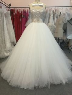 There are beaded strapless wedding ball gown styles in the Darius Bridal collection for ladies to view as they are shopping for a perect gown. Ball Gown Styles, Wedding Ball Gown, Ballroom Gowns, Beaded Wedding Gowns, Princess Bridal Gown, Gown Styles, Custom Gown, Gowns Prom, Pageant Gowns