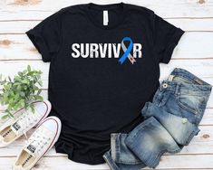 Diabetes Survivor T-Shirt Diabetes Survivor Shirt - Unisex T Shirt, Women Racerback Tank, Long Sleeve T-Shirt Tees Tshirt Sweatshirt Sweater Hoodie Gift For Men Women Boys Girls Well, let's say goodbye to all this boring apparel... The GodBlessThisDesign team creates custom clothes with great designs to suit all tastes. Our unique and blessed designs are a blast fit for every occasion and always a perfect fit... We combine our beautiful designs with high quality apparel like no one has ever done Ribbon Shirts, Grey Ribbon, Warriors Shirt, Ribbon Shirt, Design Text, Awareness Shirt, Blue Ribbon, Custom Clothes, Sweater Hoodie