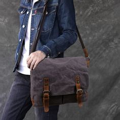 Waxed Canvas Crossbody Bag Canvas Messenger Bag Canvas Shoulder Bag Canvas Leather Satchel For Men If you are looking for a canvas bag that allows lots of room to carry such necessities as iPad, cell phones , pagers, cosmetics , as well as wallets, and other personal items, all my canvas bags have enough plenty of room for everything!! Perfect for work, weekend trips, everyday uses and farmers' market visits, this waxed canvas tote features comfortable canvas leather shoulder straps and cotton webbing adjustable&removable strap. Everyday chic that looks great with jeans or with office attire while holding your commuter essentials. We take pride in the quality of our products and we craft exquisite bags for your items that stand the test of time. Makes the perfect gift for the amateur or pr Casual Brown Satchel For Everyday Use, Casual Crossbody Satchel For Everyday Carry, Casual Everyday Carry Rectangular Bag, Casual Rectangular Everyday Carry Bags, Casual Waxed Finish Shoulder Bag For Everyday Carry, Casual Waxed Finish Shoulder Bag For Everyday, Casual Canvas Bags For Everyday Carry, Casual Everyday Carry Shoulder Bag, Rectangular Canvas Shoulder Bag For Everyday Carry