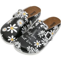 PRICES MAY VARY. Design: The DOGO women clogs feature a stylish and inspirational message on the vegan leather upper. These clogs for women are perfect for wearing at home, at the beach, or anywhere you want to express your self-love. These house slippers for woman are easy to slip on and off and have comfortable and durable soles. If you need beach sandals for woman, these clogs will make you feel confident, worthy, respected, and forgiven. Remember, self-love is the best love. Vegan: Enjoy gui Orange Slippers, Beige Wedge Sandals, Purple Wedges, Vegan Shoes Women, Blue Wedge Sandals, Beige Ankle Boots, Green Slippers, Clogs For Women, Cream Sandals