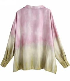 SHONA TIE-DYE SHIRT has an elegant loose fit. Suitable for office, going out, and even beach-time. Satin Buttoned Adjustable cuffs SIZE BUST SLEEVE LENGTH SHOULDER XS cm 116 49 68 57 inches 45.7 19.3 26.8 22.4 S cm 120 50 69 59 inches 47.2 19.7 27.2 23.2 M cm 124 51 70 61 inches 48.8 20.1 27.6 24 L cm 130 52.5 71.5 64 inches 51.2 20.7 28.1 25.2 CARE INSTRUCTIONS: Don't Bleach, Don't dry clean, Don't iron, for better washing results use the hand wash at water temperature 30° and for better drying