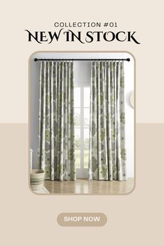 the new curtains are on sale now