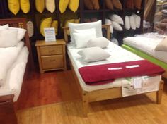 two beds in a store next to each other