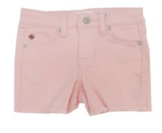 Item Description                       Hudson Girls Denim Shorts Comfy stretch denim defines classic five-pocket shorts in a pretty solid hue and finished with frayed hems, perfect for baby's laid-back summer look. Made from real natural dye. Zip fly with button closure Five-classic pocket Adjustable waistband Decorative British flag button on right hip Belt loops Cotton/Spandex Machine Washable Style #: H214SH654 (Alize) Brand: Hudson Shorts Comfy, Girls Denim Shorts, Midi Denim, Hip Belt, Pocket Shorts, British Flag, Adjustable Waistband, Girls Denim, Denim Short