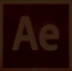 an adobe logo with the letter e in white on a brown background and black border