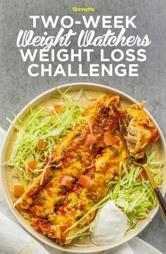 If you’ve never used the program but you’re struggling to lose weight, this two-week Weight Watchers weight loss challenge is the perfect way to get started! Weight Watchers Meal Plans, Carb Dinner, Makanan Diet, Weight Watchers Diet, Idee Pasto Sano, Ww Recipes, Fat Burning Foods, Weight Watchers Meals, Keto Dessert