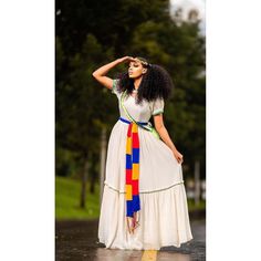 Simple Traditional Ethiopian Dress Habesha Dress Handwoven Habesha Kemis Modern Habesha Libs Eritrean Dress ሀበሻ ቀሚስ ሀበሻ ልብስ Eritrean Dress, Ethiopian Dress, Habesha Kemis, Handwoven Fabric, Traditional Weaving, Xl Dress, Weaving Techniques, Dresses Xs, Contemporary Design