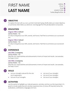 a resume template for students with no work experience on the page, it is not easy to