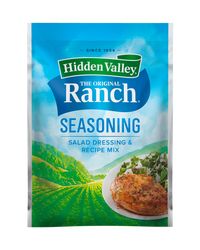 a bag of ranch seasoning sitting on top of a table