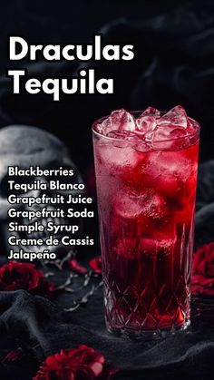 Draculas Tequila Booze Drink, Alcholic Drinks, Happy Drink