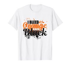 PRICES MAY VARY. Orange & Black graphic - Perfect Sports fan print for you Orange and Black Team Lightweight, Classic fit, Double-needle sleeve and bottom hem Sports Fan, Sport T Shirt, Branded T Shirts, Orange Black, Black Tshirt, Top Styles, Graphic T Shirt, Fashion Branding, Best Gifts