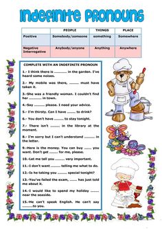 an english worksheet with pictures and words