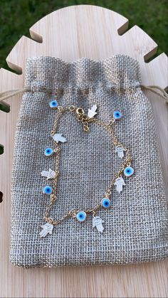 18 K Gold Filled Chain Anklet Hamsa and Evil Eye Anklet Evil Eye Anklet, Dainty Anklet, Girly Bracelets, Star Anklet, Bridal Jewellery Inspiration, Real Gold Chains, Surf Jewelry, Hamsa Jewelry, Pretty Jewelry Necklaces