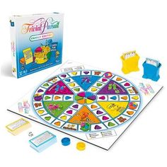 the fruit punch board game is shown with its contents