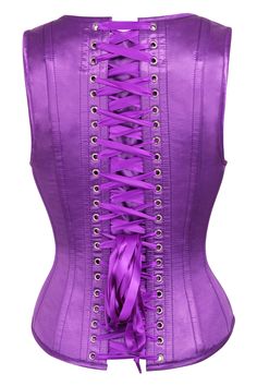 Purple High Back Underbust Corset With Straps High Back Tattoo, Corset With Straps, Waist Trainer For Men, White Suspenders, Purple Corset, Corset Styles, Bridal Corset, Lingerie Shorts, Corset Blouse