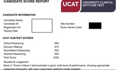 an application form for the university of canada score report