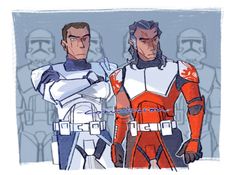 Fox Star Wars Fan Art, Fox Clone Wars, Gucci Art, Random Cartoons, Clone Troopers, Gay Dads, Star Wars Celebration