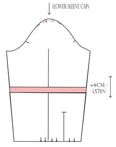 the front and back view of a sewing pattern