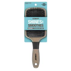 Conair Shines and Smoothes Ceramic Wood Paddle Hairbrush, Brown Wood Paddle, Brush Design, Hair Brush Set, Silky Smooth Hair, Trophy Hunting, Paddle Brush, Thick Curly Hair, Spa Headband, Styling Comb