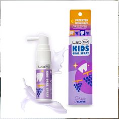 [Promoted] Lab52 Kid鈥檚 Anticavity Mouth Spray - Sugar Free Oral Care for Kids 0鈥?2 Years Old, Patented MesoFill Technology for Cavity Repair and Fresh Breath, Xylitol Sweetened Grape Flavor #badbreath Mouth Spray, Grape Flavor, Kids Teeth, How To Prevent Cavities, Tooth Decay, Teeth Cleaning, Oral Health, Oral Care, Cavities