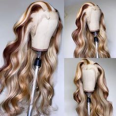 PRODUCT FEATURES Hair Material: Human Hair Wigs, 10A Grade, No Really Shedding, No Tangle, No Bad Smell. Hair Color: Mixed Color, 4#/613 color (Different light, may have a little chromatic aberration) Wig Density: 150% /180% /200% Density Highlight Blonde Wigs Hair Length: 10 inch - 34 inch are available Texture: Virgin Body Wave Hair, Natural Hairline, Soft, Comb Easily, Can Re-style and Color well. Lace Net: 13*4 Inch Swiss lace, Transparent HD Human Hair Wigs, Pre-plucked with Baby Hair, Natu Brown With Blonde Highlights, Blonde Balayage Highlights, Honey Blonde Highlights, Ombre Blonde, Glueless Wigs, Wig Lace, Wigs Hair, Brown Wig