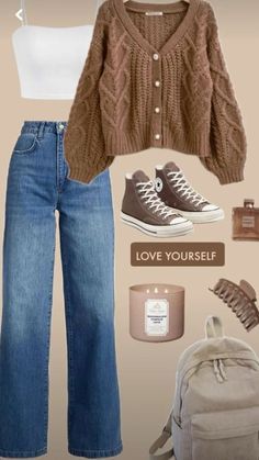 Casual Preppy Outfits, Outfit Inspo Casual, Trendy Outfits For Teens, Everyday Fashion Outfits, Casual Day Outfits, Trendy Fall Outfits, Easy Trendy Outfits, Cute Fall Outfits