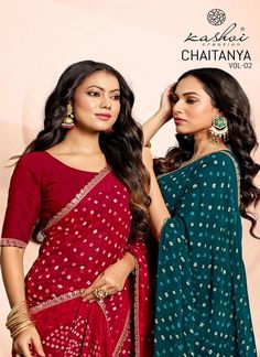 Chaitanya Vol 2 By Kashvi Bandhej Wholesale Sarees Suppliers In Mumbai #theethnicworld #wholesalesaree #wholesalesuit #wholesalekurti #wholesalelehenga