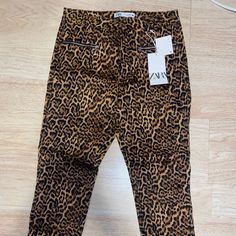 Cheetah Print Pants. Size 8. Never Worn. Trendy Leopard Print Pants For Fall, Fitted Leopard Print Pants For Fall, High Waist Leopard Print Pants For Fall, Leopard Print Trousers For Fall, Trendy Leopard Print Pants For Work, High-waisted Leopard Print Bottoms For Fall, High Waist Leopard Print Fall Pants, Leopard Print High-waisted Pants For Fall, High-waisted Leopard Print Pants For Fall