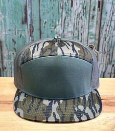 Richardson 168 7 Panel Trucker Hat Bottomland/Loden Blank Awesome custom camo color on a top quality Richardson hat!  Stand out from the crowd. Richardson 168 brand hat Richardson 112 College Hats, Marque Richardson, Bottomland Camo, Richardson Hats, Hat Stand, Camo Hats, Camo Colors, Durham, Trucker Cap