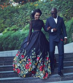 934b3d7b00de42af31e17ec3b80f1d60_large Prom Dresses Two Piece Long Sleeve, Black Floral Prom Dress, Prom Dresses Two Piece Long, Evening Dresses Black, Vestido Charro, Black Lace Prom Dress, High Neck Prom Dress, Formal Ball Gown