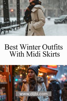 Mini Skirt Winter, Denim Midi Skirt Outfit, Affordable Winter Outfits, Cozy Winter Fashion, Comfy Winter