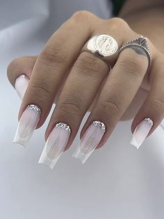 Очень красивые ❤️ - Nail design 🎨 | Manicure 💅 | Маникюр 🌸 | Дизайн ногтей 💖   Источник: https://t.me/naildesign_mod/3881 Milky Nails, Subtle Nails, Girly Acrylic Nails, Glow Nails, Blush Nails, Acrylic Nails Coffin Short, Pink Acrylic, Xmas Nails, Luxury Nails