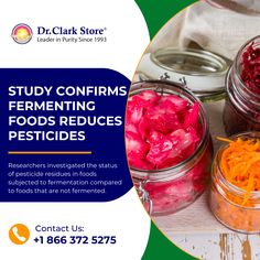 In this article, we look at new research showing how fermentation reduces pesticides.

Read more on our blog here: 
https://smpl.is/9rnpp Fermenting Vegetables, Detoxifying Food, Starter Cultures, Fermented Veggies, Fermented Vegetables, Gut Healing