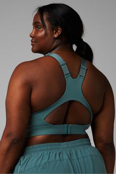 Full-Sprint High Impact Sports Bra Fabletics green female Activewear >> Womens >> Sports Bras >> High Impact plus Running Adjustable Straps/Back Closure Green Activewear With Built-in Padding For Gym, Green Activewear With Built-in Padding, Green Sporty Activewear With Built-in Padding, Green Activewear With Built-in Padding For Sports, Green Supportive Sporty Activewear, Functional Green Activewear For Sports, Green Functional Activewear For Sports, Green Moisture-wicking Activewear For Light Exercise, Green Sweat-resistant Activewear For Light Exercise