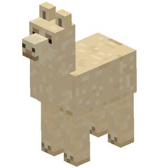 an animal made out of blocks on a white background