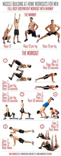 a poster showing how to do an exercise for the entire body and chest, with instructions on