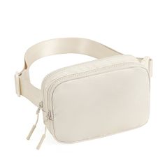 Small But Roomy - Comes with 2 main compartment and 1 mesh slots, and 1 back zipper pocket to keep you organized.This mini belt bag provides enough space to store your phone, keys, money, headphones and other small essentials you may need for a day out.    High-Quality & Functional Material - This women's fanny pack is crafted from durable, lightweight polyester fabric that is water-resistant. Its compact size provides a convenient way to carry small items, adding ease and convenience to your Functional Belt Bag For School With Mobile Phone Bag, Functional Mobile Phone Belt Bag For School, Functional School Belt Bag With Mobile Phone Pocket, Functional School Belt Bag For Mobile Phone, Functional White Belt Bag With Cell Phone Pocket, Functional School Belt Bag With Zipper Pouch, Belt Bag For Women, Small Belt Bag, Mini Belt Bag