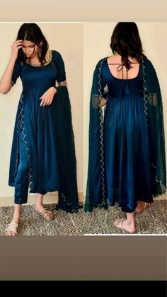 Kurti Ideas For Stitching, Neck Designs For Long Dresses, Chudidhar Models Latest, Churidhar Designs New Model, Grown Design Latest Simple, Chudi Dress Models, Churidhar Back Neck Designs Neckline, Mangalgiri Suits Designs, Chudidar Designs Latest