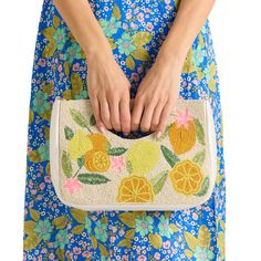 Looking to add some zest to your life? Look no further than the Fruitful Life Lemon Bag! This quirky shoulder bag features playful lemon beads, adding a pop of color and fun to any outfit. Perfect for those who don't take themselves too seriously and want to stand out in the crowd. Length 11 in x 7.75 x 2.5 wide Width 2.25 inches Seed Bead Detailing Beaded Shoulder Strap Comes in Pink Suede Bag Lemon Bag, Suede Bag, Pink Suede, Beaded Bags, Seed Bead, Pop Of Color, Color Pop, Shoulder Strap, Lemon