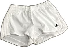 Adidas White Summer Bottoms, White Adidas Bottoms For Summer, Adidas Spring Beach Bottoms, Adidas Beach Bottoms For Spring, Adidas Bottoms For Spring Beach Outing, Shorts Adidas, Adidas White, Adidas Shorts, White Adidas